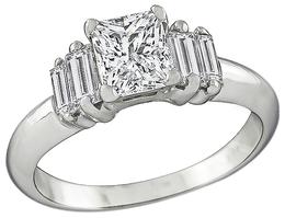 GIA Certified 0.71ct Diamond Engagement Ring