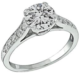 GIA Certified 1.00ct Diamond Engagement Ring Photo 1