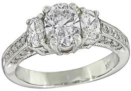 GIA Certified 1.00ct Diamond Engagement Ring