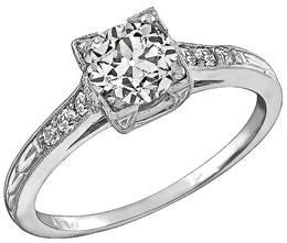 GIA Certified 1.02ct Diamond Engagement Ring Photo 1