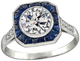 GIA Certified 1.06ct Diamond Engagement Ring