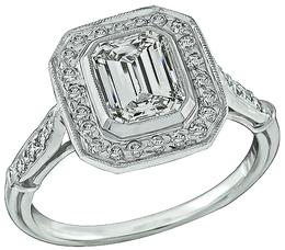 GIA Certified 1.12ct Diamond Engagement Ring