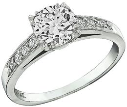 GIA Certified 1.17ct Diamond Engagement Ring Photo 1