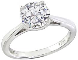 GIA Certified 1.18ct Diamond Engagement Ring