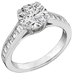 GIA Certified 1.44ct Diamond Engagement Ring Photo 1