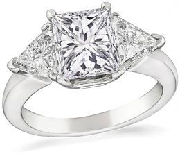 GIA Certified 2.01ct Diamond Engagement Ring