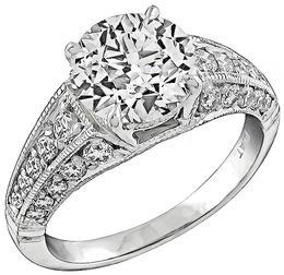 GIA Certified 2.02ct Diamond Engagement Ring Photo 1