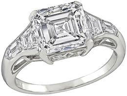 GIA Certified 3.01ct Diamond Engagement Ring