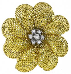 Decorative Diamond Pins | Antique Jewelry Brooches