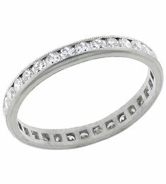 platinum diamond eternity wedding band  1