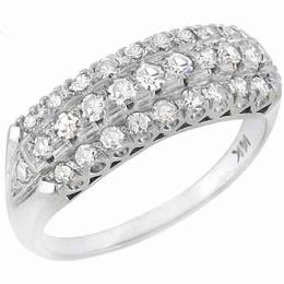 diamond 14k white gold ring 1