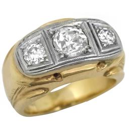  14k yellow and white gold ring 1