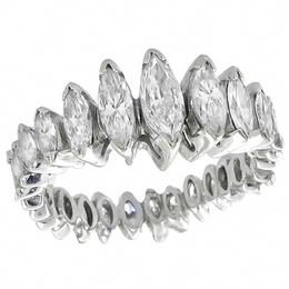 diamond 14k white gold eternity ring 1