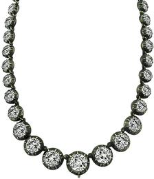 Vintage Victorian 37.32ct Diamond Necklace Photo 1