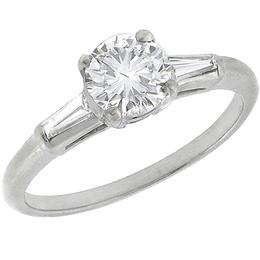 diamond platinum engagement ring 1