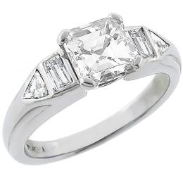 diamond platinum engagement ring 1