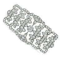 Art Deco 6.00ct Diamond Platinum Pin