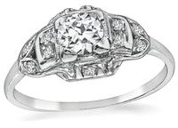 Estate 0.40ct Diamond Engagement Ring and Wedding Band Set