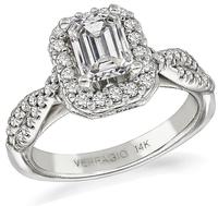 Estate Verragio GIA Certified 1.03ct Diamond Engagement Ring