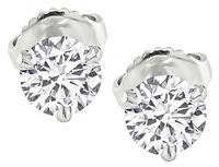 GIA Certified 1.04cttw Diamond Stud Earrings