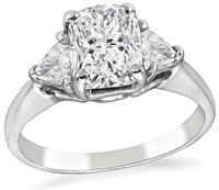 Estate GIA Certified 1.19ct Diamond Engagement Ring