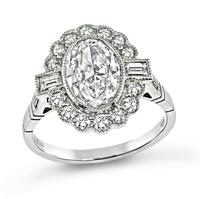 Estate 1.25ct Diamond Engagement Ring