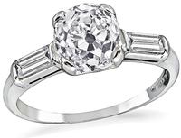 Estate 1.63ct Diamond Engagement Ring