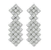 Estate 11.24ct Diamond Gold Earrings