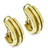 Estate Tiffany & Co Yellow Gold Earrings