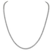 Estate 20.00ct Diamond Tennis Necklace