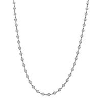 Estate 4.64ct Diamond By The Yard Necklace