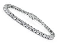 Estate 8.16ct Diamond Tennis Bracelet