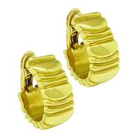 Estate Cartier Gold Earrings
