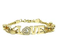 Estate Chopard Diamond Gold Love Bracelet