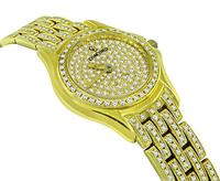 Estate Concord 4.75ct Diamond Yellow Gold Watch
