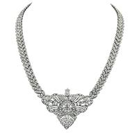 Estate 5.50ct Diamond Gold Necklace