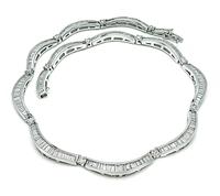 Estate 11.50ct Diamond Gold Choker Necklace
