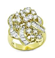 Estate 2.50ct Diamond Gold Ring