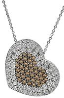 3.00ct Diamond 1.75ct Fancy Brown Diamond Necklace