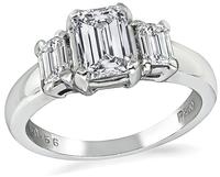 Estate GIA Certified 1.01ct Diamond Engagement Ring