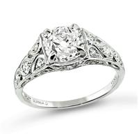 Estate Sophia D GIA Certified 1.33ct Diamond Engagement Ring