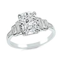 Estate GIA 1.60ct D Internally Flawless Diamond Engagement Ring