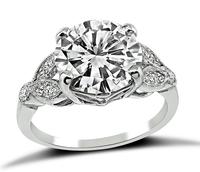 Estate GIA Certified 2.62ct Diamond Engagement Ring