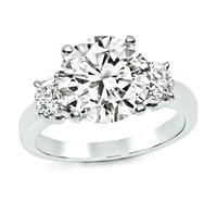 Estate GIA Certified 3.02ct Diamond Engagement Ring