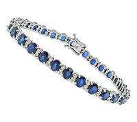 Estate 25.00ct Sapphire 1.65ct Diamond Bracelet