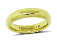 Estate Tiffany & Co Gold Wedding Band