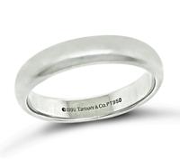 Estate Tiffany & Co Platinum Wedding Band