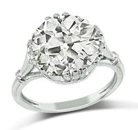 Vintage 4.22ct Diamond Engagement Ring