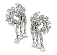 Vintage 5.00ct Diamond Earrings