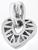 0.40ct diamond heart pendant photo 4